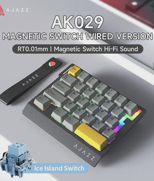 AJAZZ AK029 Mechanisch Gaming Toetsenbord - Compact, Hot-Swappable, One-Handed Esports