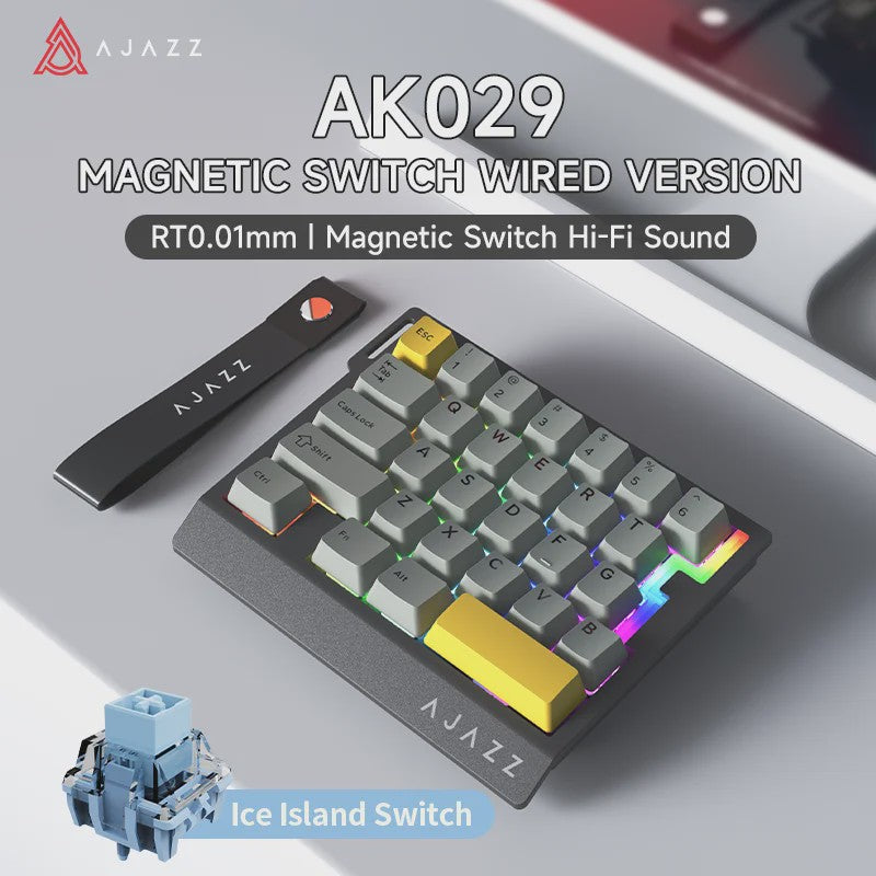 AJAZZ AK029 Mechanisch Gaming Toetsenbord - Compact, Hot-Swappable, One-Handed Esports