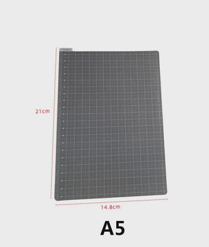 Snijmat & Liniaal Set A5/A6 - PVC Grid Mat voor Tekenen, Knutselen & Naaien