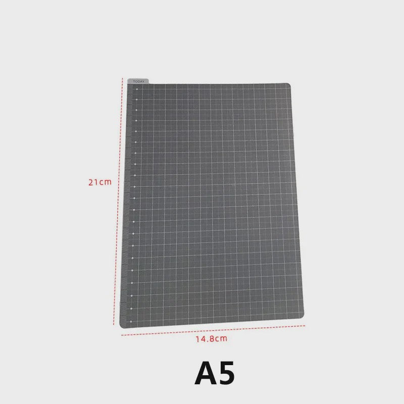 Snijmat & Liniaal Set A5/A6 - PVC Grid Mat voor Tekenen, Knutselen & Naaien