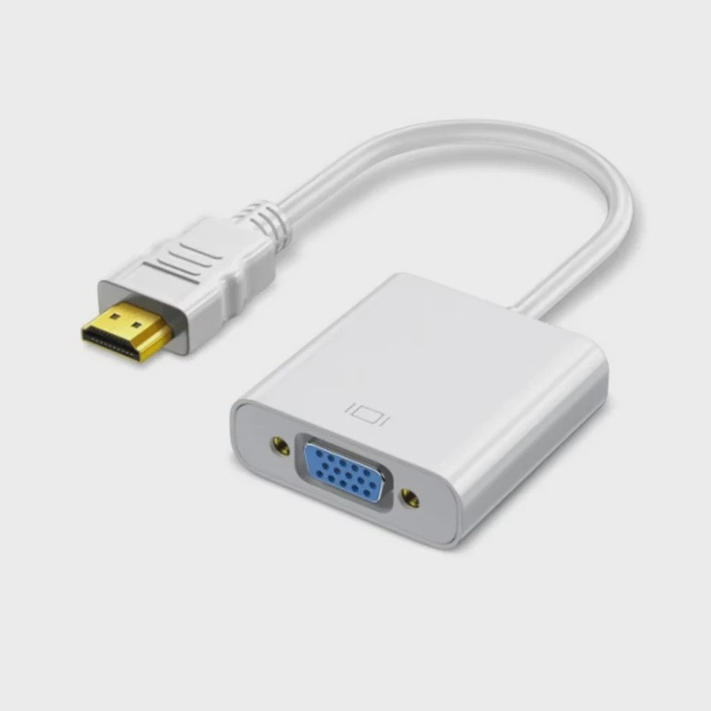 HDMI naar VGA Adapter Kabel 1080P Converter voor PC, Laptop, TV Box & Projector