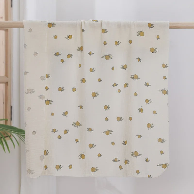 Zachte Muslin Swaddle Deken voor Baby's - Katoen, 80x80cm, met schattige prints