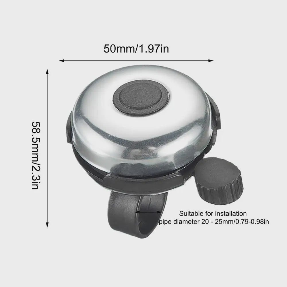 Universele Aluminium Fietsbel - Luide Ringhoorn voor Fiets & Scooter - Veiligheid op de Weg