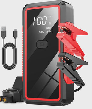 EAFC 4000A Draagbare Jump Starter & Powerbank - Noodstartapparaat met Slimme Klemmen