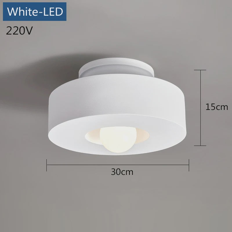 Moderne LED Plafondlamp Rond 30cm - Sfeervolle Verlichting voor Hal, Slaapkamer & Studiekamer