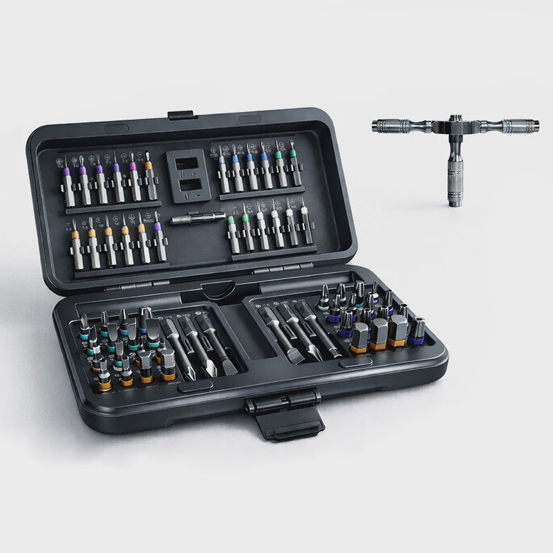 66-in-1 Precisie Magnetische Ratelschroevendraaierset met T-handvat
