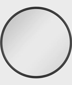 Moderne Ronde Wandspiegel met Gouden Metalen Frame - SediaXL