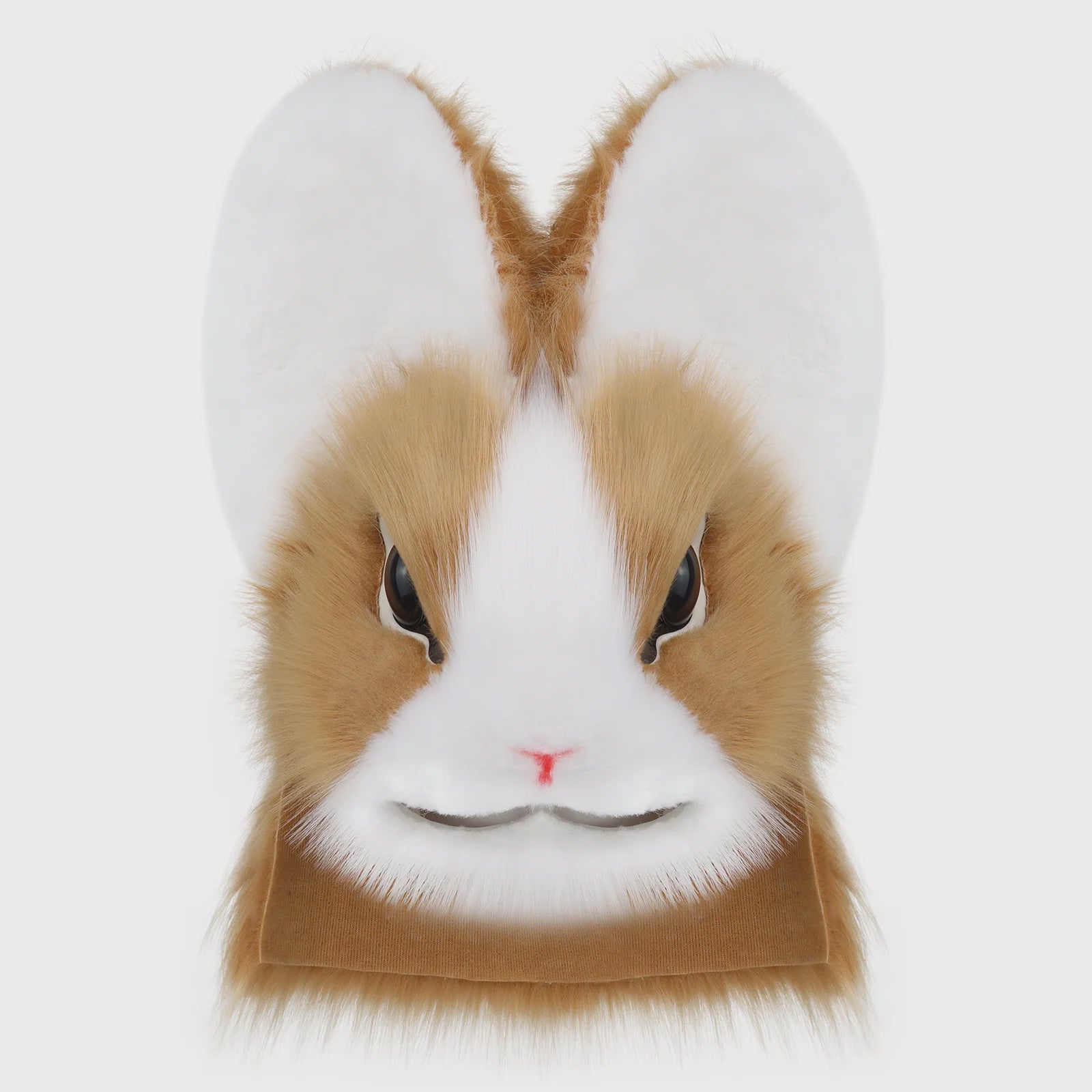Realistisch Pluche Konijnenmasker - Fursuit Accessoire voor Cosplay, Feest & Halloween