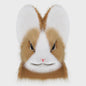 Realistisch Pluche Konijnenmasker - Fursuit Accessoire voor Cosplay, Feest & Halloween