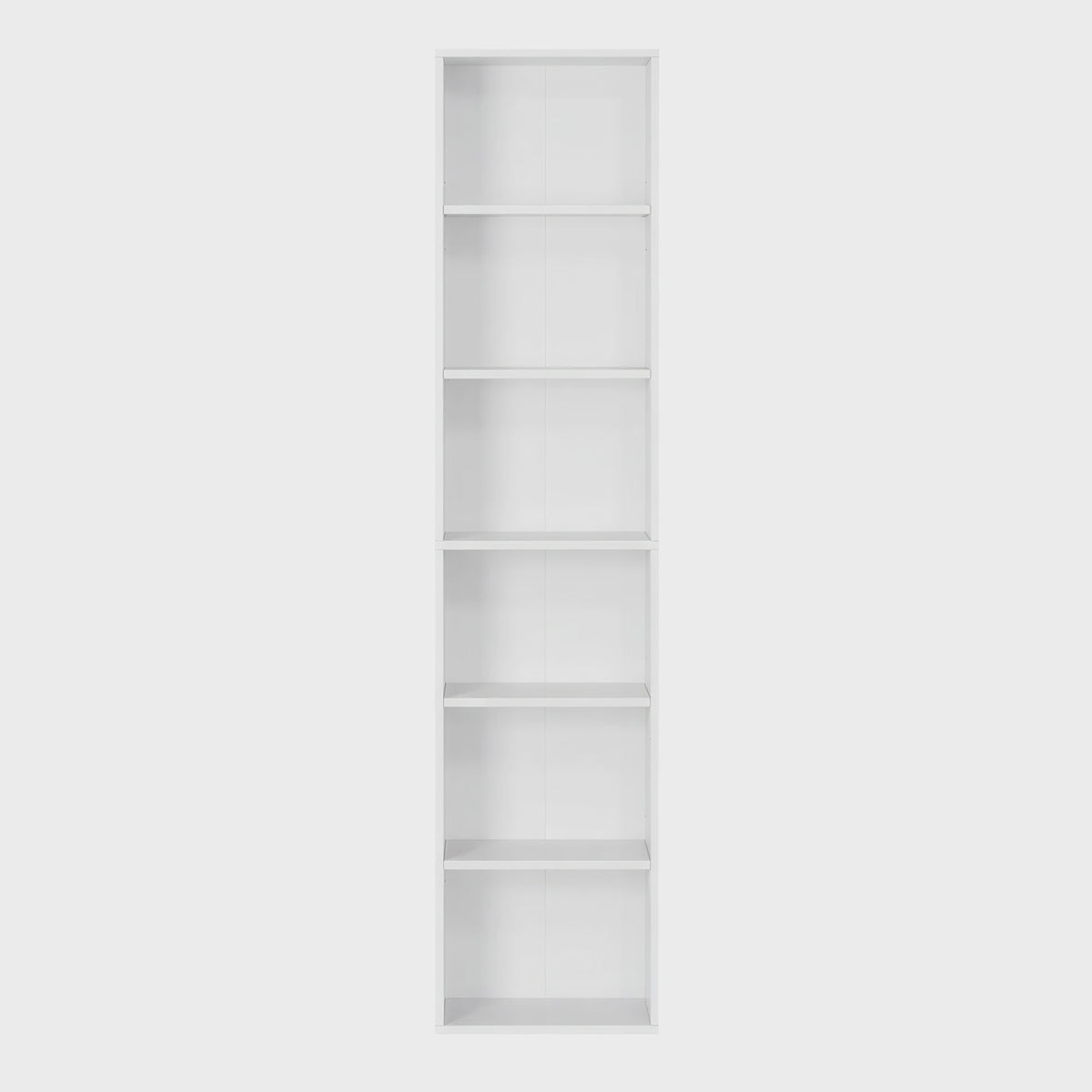 Stijlvolle Open 6-Laags Boekenkast - 40x24x178.5 cm