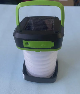 Oplaadbare Solar Camping Lantaarn - IP65 Waterdicht, Dual Charge (Zon & USB), Draagbare LED Zaklamp voor Wandelen