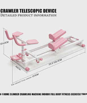 Verstelbare Core Trainer & Abdominal Workout Machine voor Thuis Fitness