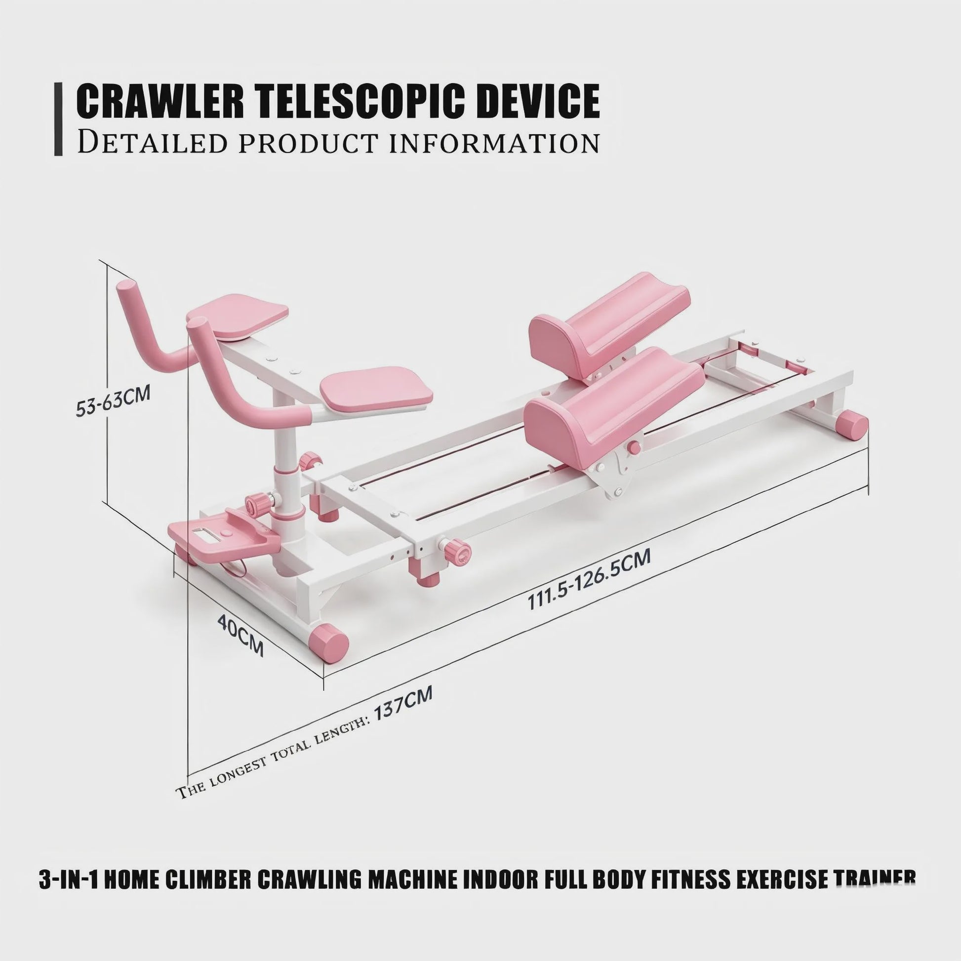 Verstelbare Core Trainer & Abdominal Workout Machine voor Thuis Fitness