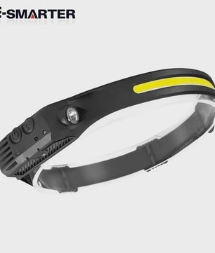 Oplaadbare LED Hoofdlamp met COB Sensor en 6 Modi - Ideaal voor Buiten en Werk