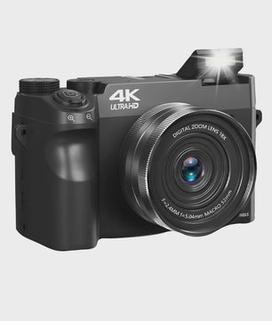 4K Digitale Camcorder met 75MP Foto, 18x Zoom, Dual Camera's & Autofocus
