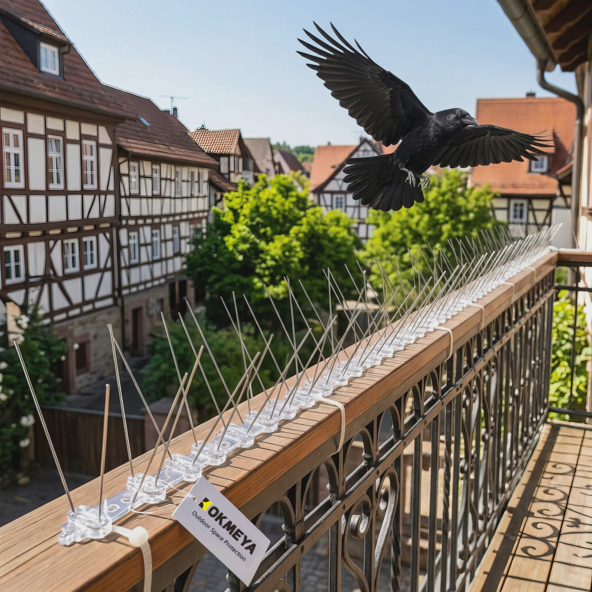 KOKMEYA RVS Vogelprikkers 5M/10M - Flexibele Basis voor Balkon, Dak, Tuin