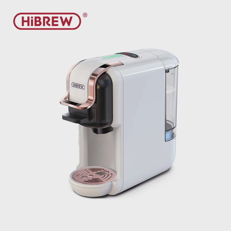 HiBREW 5-in-1 Koffiezetapparaat: Warm/Koud, Nespresso, Dolce Gusto, ESE Pod & Gemalen Koffie
