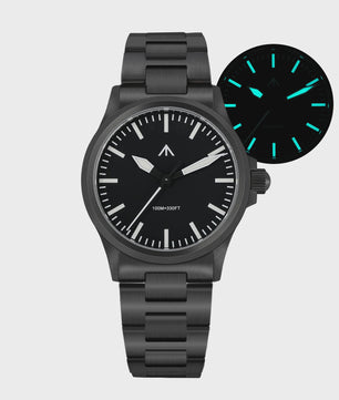 Militado ML18 Herenhorloge - 36mm, Sweep Second Quartz, Saffierglas, 100M Waterdicht