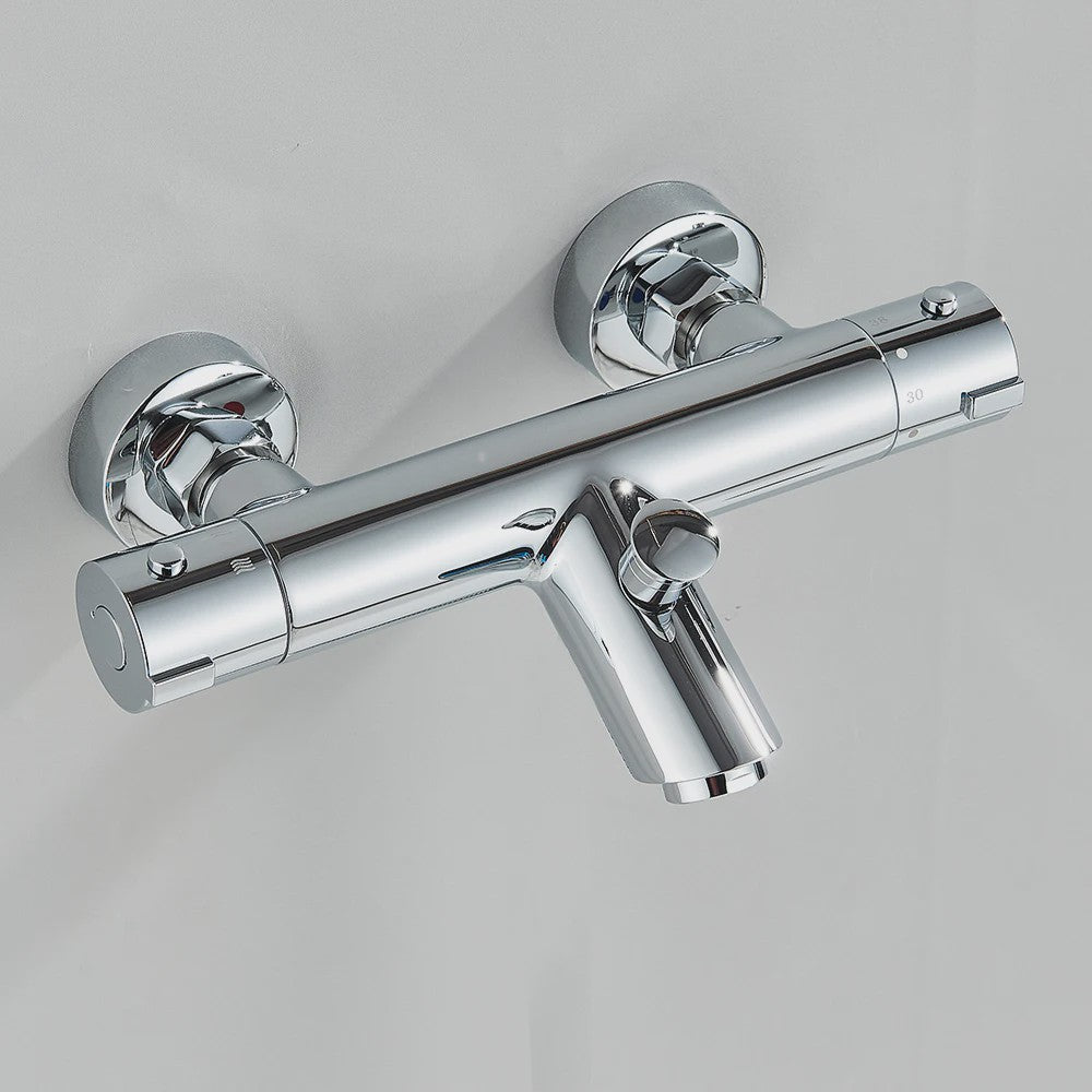 Thermostatische Douchekraan Set - Luxe Thermostaatkraan voor Badkamer en Douche