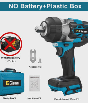 Gisam Accu Klopboormachine - 2800 Nm Koppel - Borstelloze Motor - 1/2" Aandrijving