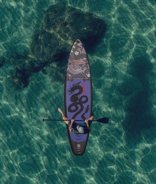 Feath-R-Lite Dragon Inflatable SUP Board 350cm - Compleet met Peddel, Pomp & Accessoires - 180kg Draagvermogen