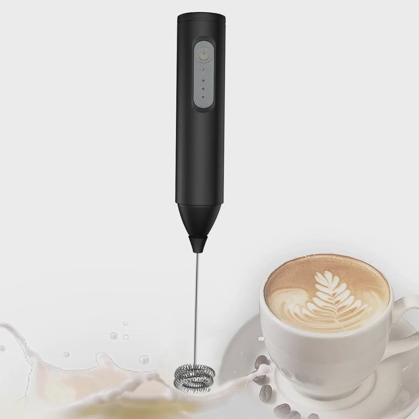 Mini Melkopschuimer - USB Oplaadbaar met 3 Snelheden voor Koffie, Cappuccino & Meer