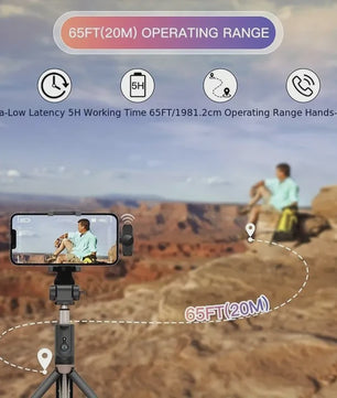 Draadloze Lavalier Microfoon met Windkap - Mini Clip-on voor Smartphone Vlog & Live Streaming