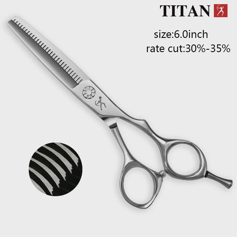 Titan Professionele Haar Schaar 6.0 Inch - VG10 Staal, Dunner Makend