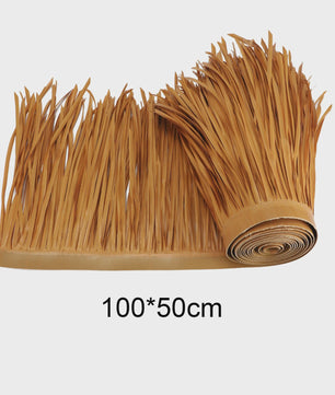 Kunstriet Dakbedekking voor Parasols & Tuinhuisjes - 100x50cm - Natuurlijke Uitstraling