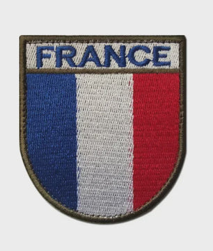 Franse Vlag Patches met Klittenband - Geborduurd Embleem
