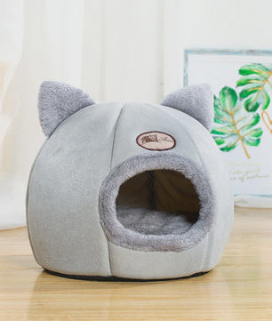 Knusse Kattenmand en Hondenhok - Diepe Slaap Comfort voor de Winter