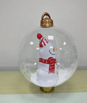 Opblaasbare Kerstbal 60cm - Grote Decoratie voor Buiten & Kerstboom