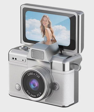 Ourlife Mini Retro Digitale Camera met 1.47 Inch Flip Screen & Sleutelhanger