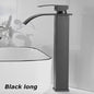 Waterval Wastafelkraan - Dubbele Bediening Warm & Koud - Stijlvolle Badkamer Mixer Kraan