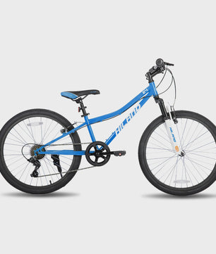 Hiland 24 Inch Kinder Mountainbike met Voorvering - Fiets voor Jongens & Meisjes (7-15 jaar)