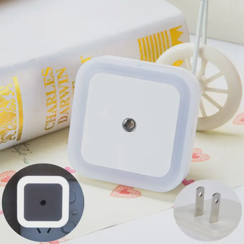 Draadloos LED Nachtlampje met Sensor - Mini Stekkerlampje voor Kinderkamer, Slaapkamer & Woonkamer