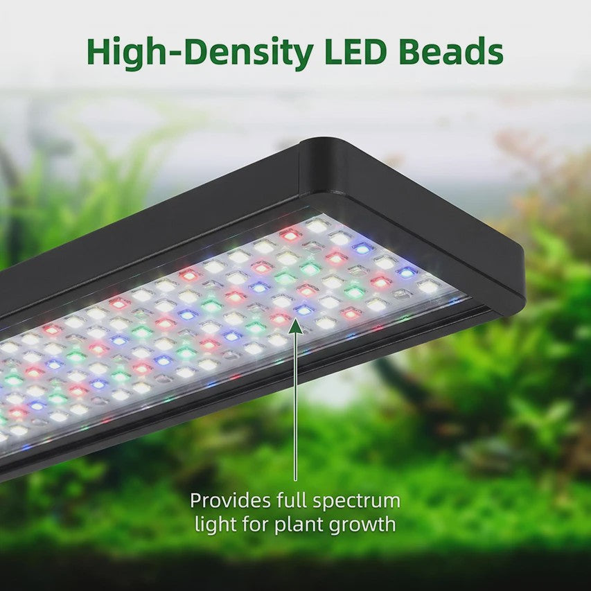 LED Aquarium Verlichting met Timer & Instelbare Helderheid - Full Spectrum, Verstelbaar