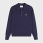 Dames Gebreide Poloshirt met Omvouwbare Kraag en Hartje - Comfortabel & Ademend