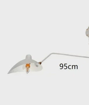 Moderne Verstelbare Vloerlamp met Lange Arm - Minimalistisch Design voor Woonkamer, Slaapkamer & Leeshoek