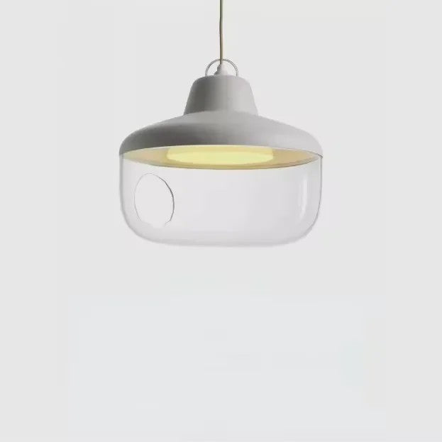 Moderne Glazen LED Hanglamp met Decoratieve Elementen - Sfeervolle Verlichting voor Woonkamer & Kinderkamer