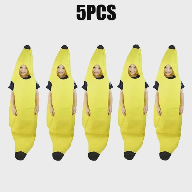 Grappig Bananen Kostuum voor Volwassenen - Perfect voor Feestjes, Carnaval & Halloween
