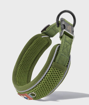 Gepersonaliseerde Hondenhalsband - Ademend Mesh, Reflecterend & Duurzaam