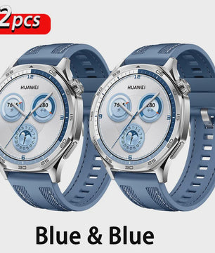 22mm Nylon & Siliconen Horlogeband voor Huawei Watch GT/Pro (46mm)