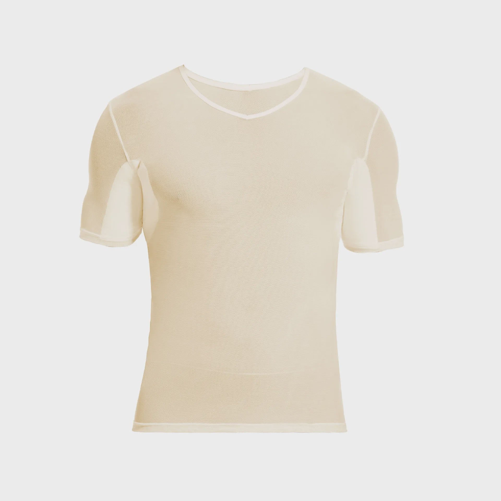 S–XL Heren T-shirt met Zweetabsorberende Onderarmpads - Ademend & Sneldrogend