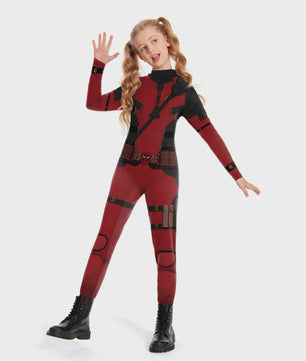 Deadpool & Wolverine Dual Cosplay Jumpsuit - Superhelden Outfit voor Kinderen & Volwassenen