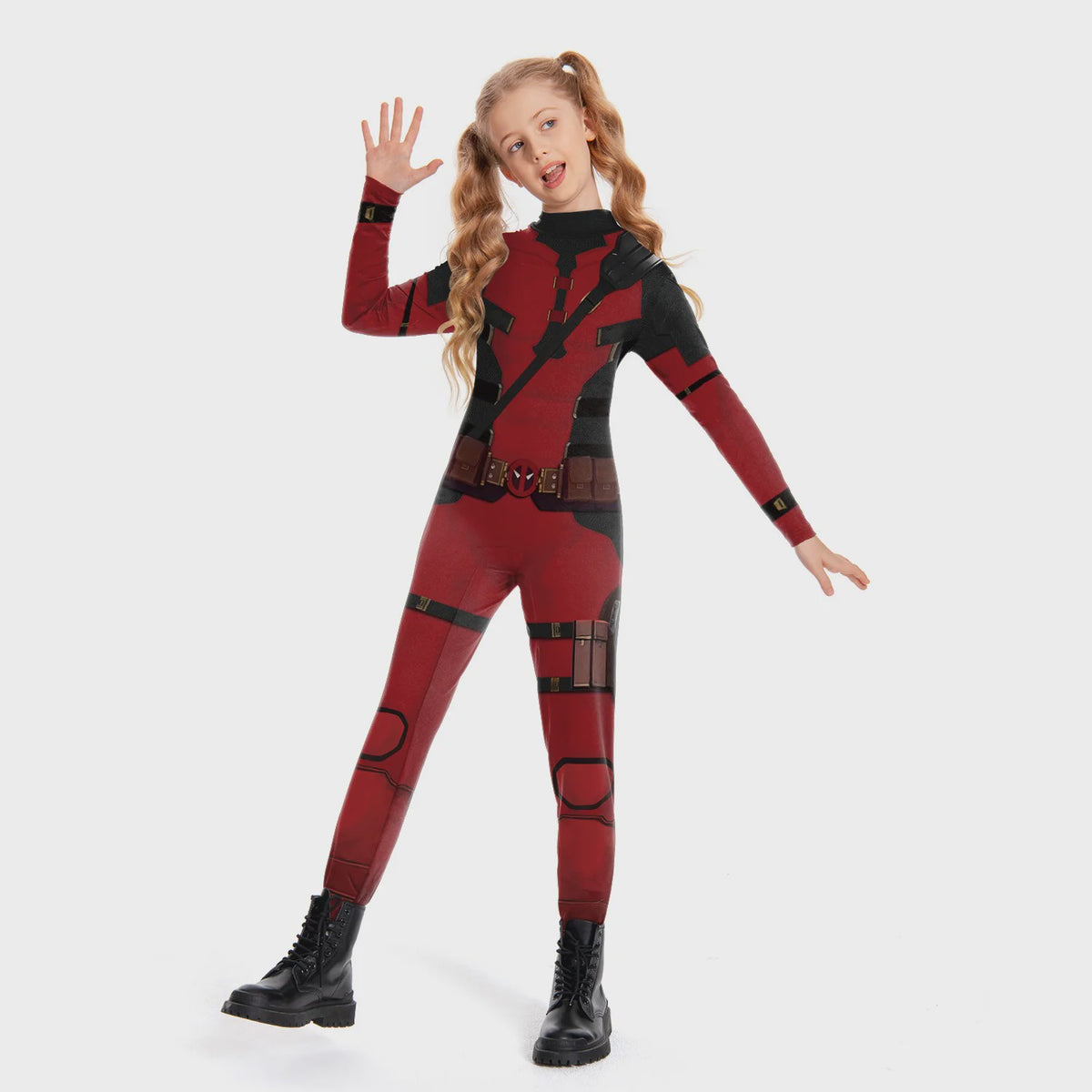 Deadpool & Wolverine Dual Cosplay Jumpsuit - Superhelden Outfit voor Kinderen & Volwassenen