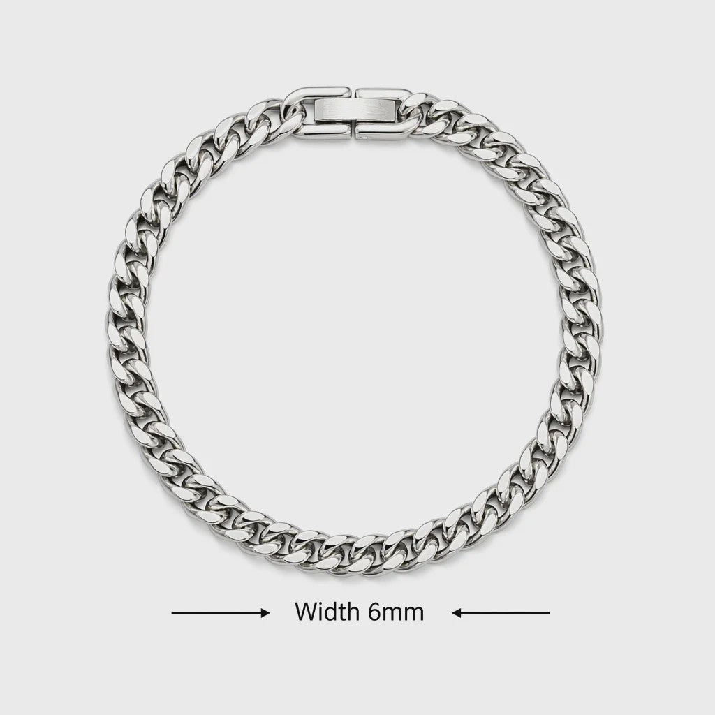 Stoere RVS Dubbele Riem Armband met Magnetische Sluiting - Visgraat Patroon