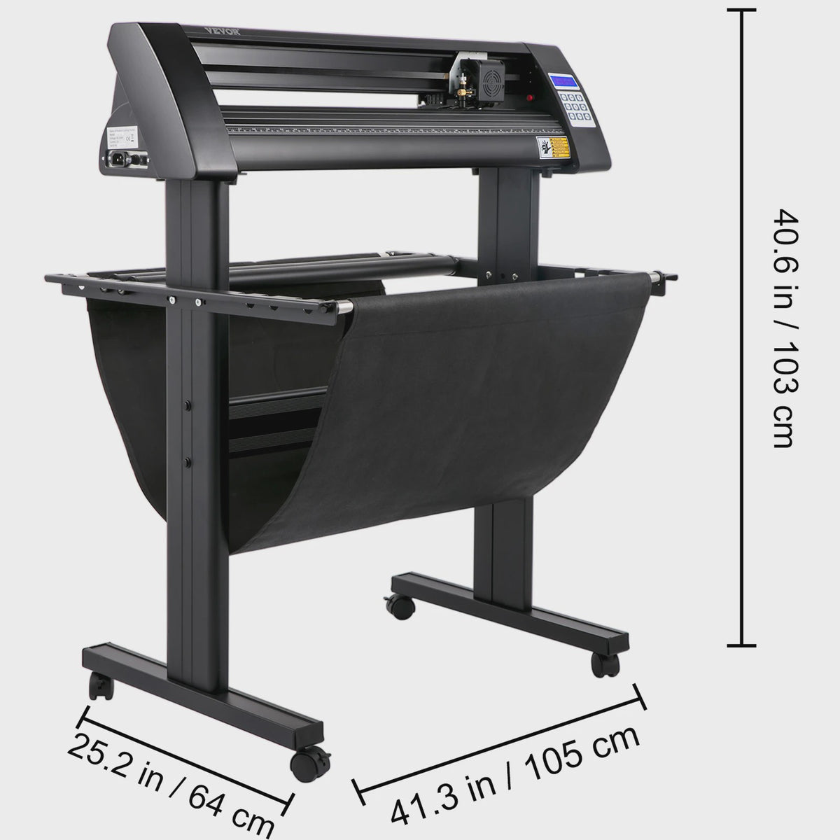SucceBuy Vinyl Cutter Plotter 28-53 Inch met LCD, Stand en SIGNMASTER Software