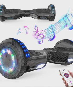 RCB Hoverboard 6.5 Inch Zelfbalancerend Elektrisch voor Kinderen & Volwassenen met Bluetooth en LED Verlichting