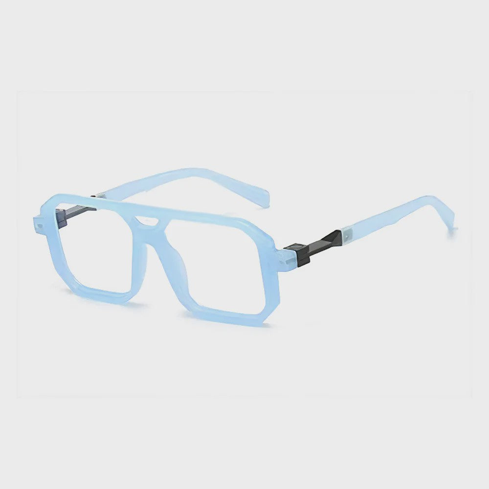 Stijlvolle Anti-Blauw Licht Bril - Transparant Zwart - Heren & Dames